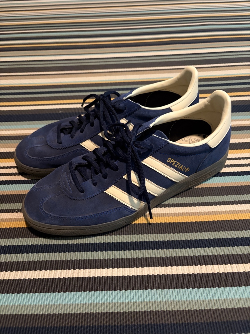 adidas handball Spezial Navy w/White Stripes